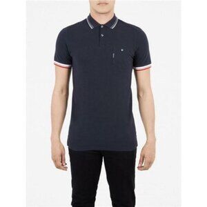 Ben Sherman Casual Stretch Pocket, Polo Shirts (Navy, Small)